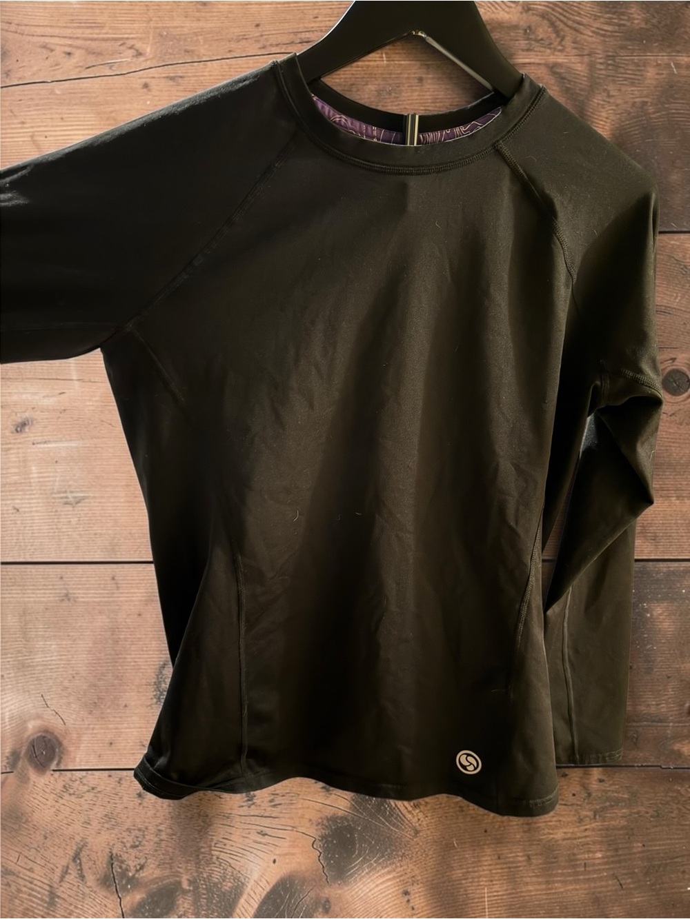 Men's Long-Sleeve & Pants Set Thermal Crew in Black